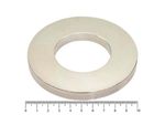 Ímã de neodímio anel 100x10 mm furo 50,8 mm - N42