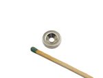 Ímã de neodímio anel 14x3 mm furo escareado 8x4 mm - N42