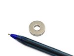 Ímã de neodímio anel 17x3 mm furo 6,5 mm - N42