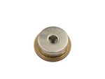 Ímã de neodímio anel 22x7 mm furo 6,35 mm - N42