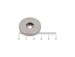 Ímã de neodímio anel 30x5 mm furo escareado 10x6 mm - N42
