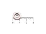 Ímã de neodímio anel 12,7x3,17 mm furo rebaixado 6,7 mm mm - N42
