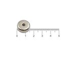  Fixador Magnético Ø16 x 5 mm com furo escareado