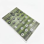 Kit Quadro Tático Futebol Magnético 20x30cm + 24 Peças
