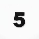 Números Magnéticos 3D com 30 mm - Peças avulsas