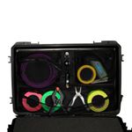 Kit Case Patola MP-0055 Preto C/ Rodas + Lid Organizer