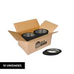 Kit Fita Crepe Preta 6mm X 50m Casa do Roadie - 10 unidades
