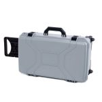 Case Rígido Patola MP-0055 Cinza Com Rodas
