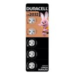 Bateria Botão de Lítio 3V CR2032 Duracell - Cartela Com 5un