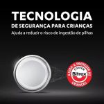 Bateria Botão de Lítio 3V CR2032 Duracell - Cartela Com 5un