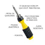 Jogo de Chaves Fenda Philips Allen Intercambiáveis 6 Pontas Bits
