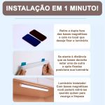 Barra Led Recarregável Para Maleta com Imã 50cm
