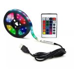 Fita Led 5050 RGB com Controle Remoto Usb 5m