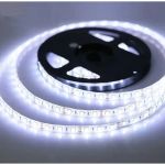 Fita Led 5050 10m c/ silicone Ip65 Branco Frio + Fonte 110v/220v - Bivolt