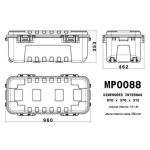 Case Rígido Patola MP-0088 Preto