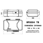 Case Rígido Patola MP-0004 Marrom