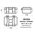 Case Rígido Patola MP-008 Marrom