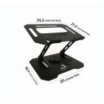 Suporte de Notebook 17” Ergonômico e Reforçado – Altura Ajustável e Giro 360°