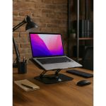 Suporte de Notebook 17” Ergonômico e Reforçado – Altura Ajustável e Giro 360°