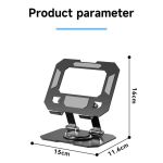 Suporte Dobrável para Tablet com Base Giratória 360º - Portátil e Ajustável