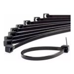 Abraçadeira de Nylon 500mm X 7,6mm Preta - 50 unidades