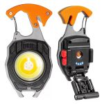 Mini Lanterna Multifuncional 7 em 1 com Isqueiro Elétrico