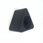 Canopla de Acrílico para Microfones Triangular Preta