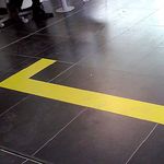 Fita para Demarcação de Solo Amarela 48mm X 30m
