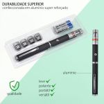Caneta Laser Pointer Verde 1000mw 5 Pontas