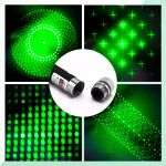Caneta Laser Pointer Verde 1000mw 5 Pontas