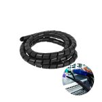 Organizador de fios 20mm Preto - 1,5m