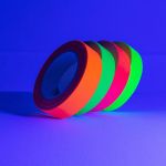 Fita Gaffer Amarela Fluorescente 12mm X 5m Tesa