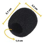 Espuma para microfone lapela ou headset CDR027
