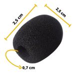 Espuma para Microfone Lapela ou Headset CDR008