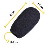 Espuma para Microfone Lapela ou Headset CDR010