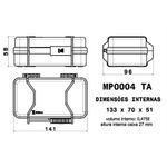 Case Rígido Patola MP-0004 Preto