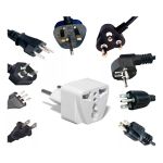 Adaptador de Tomada Padrão Europeu para Bipolar Brasileiro - Branco