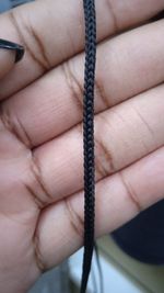Corda Cordão de Polipropileno Trançada 3mm x 1m Preta