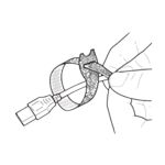 Abraçadeira para Cabos 20cm Preto - Kit com 112 Velcro One-Wrap®