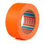 Fita Gaffer Laranja Fluorescente 48mm X 25m Tesa