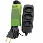 Extensão com 3 Tomadas 10A Ilumi 3m