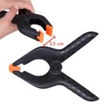 Garra Pony Spring Clamp de Nylon Preto 6,5cm nº2