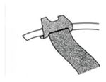 Abraçadeira para Cabos 20cm Preto - Kit com 10 Velcro One-Wrap®