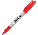 Caneta Sharpie Vermelha Permanente Ponta Fina