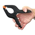 Garra Pony Spring Clamp de Nylon Preto 15cm nº6