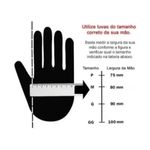 Luva de Proteção Tátil Emborrachada Black Volk CA 30916 - G