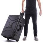 Case Rígido Patola MP-0065 Preto com Rodas