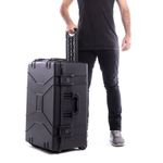 Case Rígido Patola MP-0065 Preto com Rodas