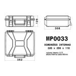 Case Rígido Patola MP-0033 Preto