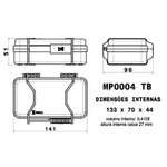 Case Rígido Patola MP-0004 Transparente